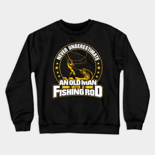 Men's Funny Fishing Crewneck Sweatshirt